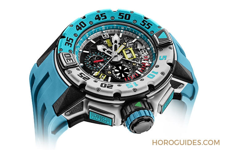 RICHARD MILLE - MEN - RM 032 - RICHARD MILLE慶聖巴托帆船賽回歸!RM 032 Voiles de Saint Barth自動上鍊飛返計時潛水錶