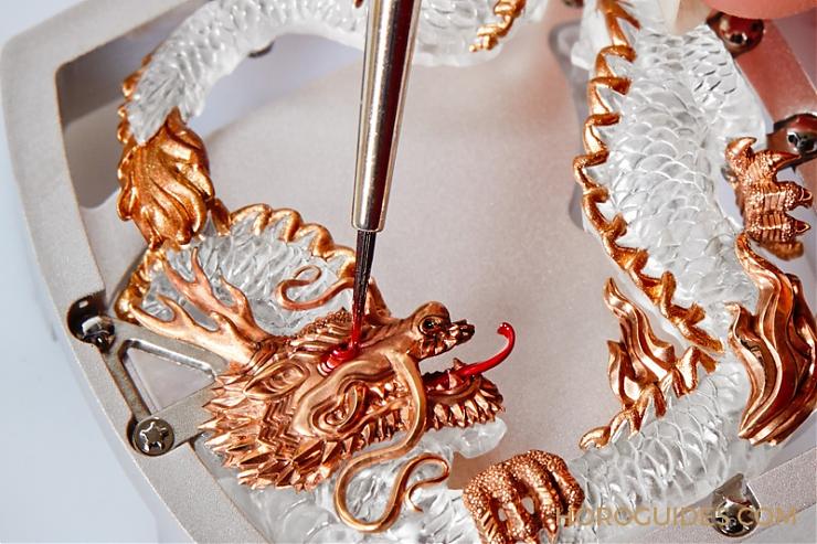 RICHARD MILLE - LIMITED EDITION - RM57-03 - 凜凜威風,盤龍現身|Richard Mille RM57-03水晶龍陀飛輪腕錶