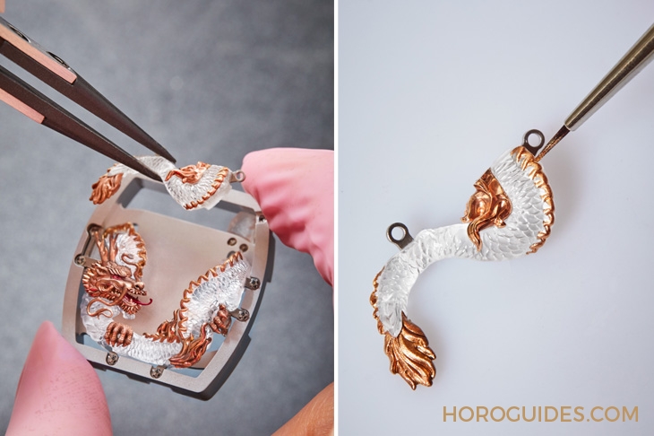 RICHARD MILLE - LIMITED EDITION - RM57-03 - 凜凜威風,盤龍現身|Richard Mille RM57-03水晶龍陀飛輪腕錶