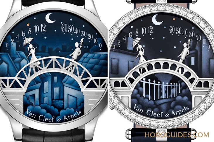VAN CLEEF & ARPELS - POETIC COMPLICATION - VCARO90000 - 12點,巴黎戀人橋上見|梵克雅寶為男士打造Midnight Pont des Amoureux腕錶