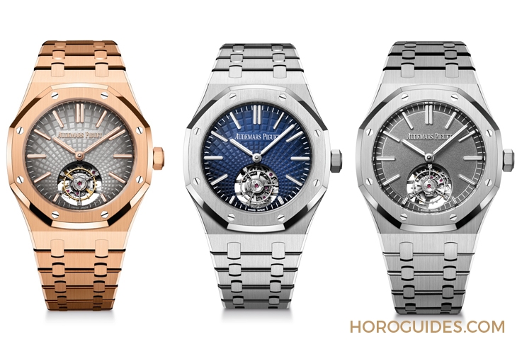 AUDEMARS PIGUET - ROYAL OAK - 26530TI.OO.1220TI.01 - 愛彼皇家橡樹首款自動上鍊飛行陀飛輪現身，罕見鈦金屬款話題加碼
