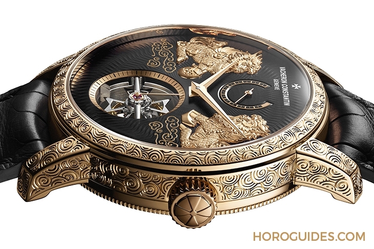 VACHERON CONSTANTIN - TRADITIONNELLE - 89000/000R-B645 - 好運出沒！江詩丹頓祥瑞麒麟Traditionnelle陀飛輪腕錶