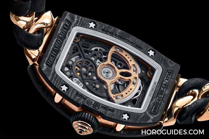 RICHARD MILLE - WOMEN - 鍊帶款報到！Richard Mille RM 07-01自動上鍊腕錶再添兩新作