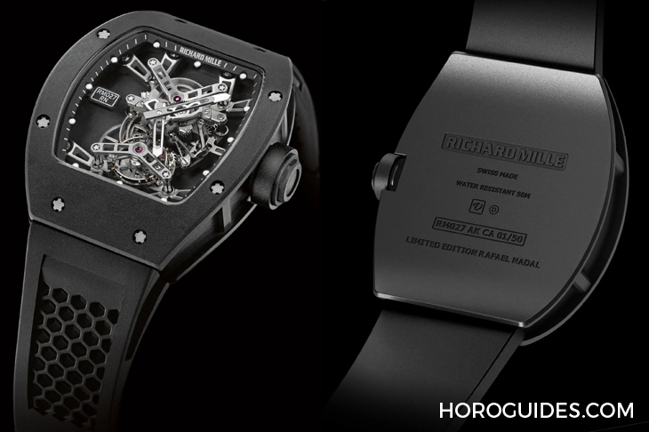 RICHARD MILLE - LIMITED EDITION - RM 27-04 - 【名人錶盒】紅土之王Rafael Nadal,奠定Richard Mille超輕抗震終極地位的最牛代言人