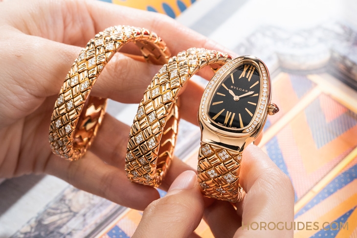 BVLGARI - SERPENTI - 103252 - 菱格紋環繞式錶帶登場！BVLGARI Serpenti Spiga繾綣姿態添新貌