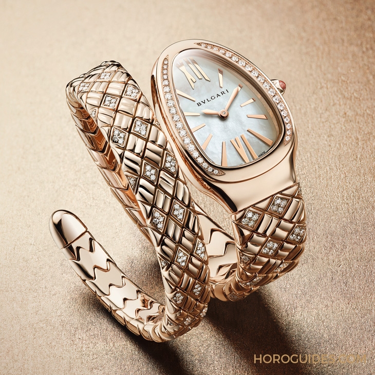 BVLGARI - SERPENTI - 103252 - 菱格紋環繞式錶帶登場！BVLGARI Serpenti Spiga繾綣姿態添新貌