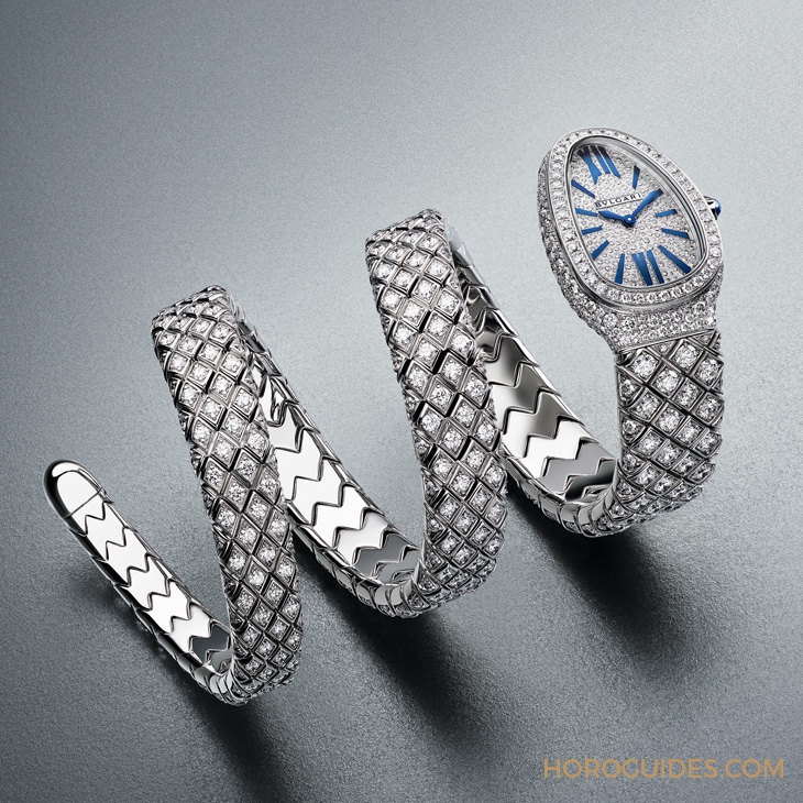 BVLGARI - SERPENTI - 103252 - 菱格紋環繞式錶帶登場！BVLGARI Serpenti Spiga繾綣姿態添新貌