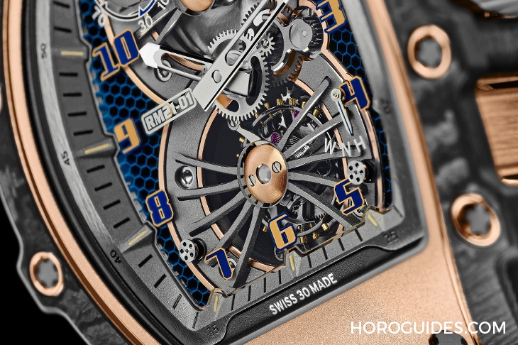 RICHARD MILLE - MEN - RM 21-01 - 輕盈、強韌、穿透感！航太機械美學加持｜Richard Mille RM 21-01空氣動力陀飛輪腕錶 