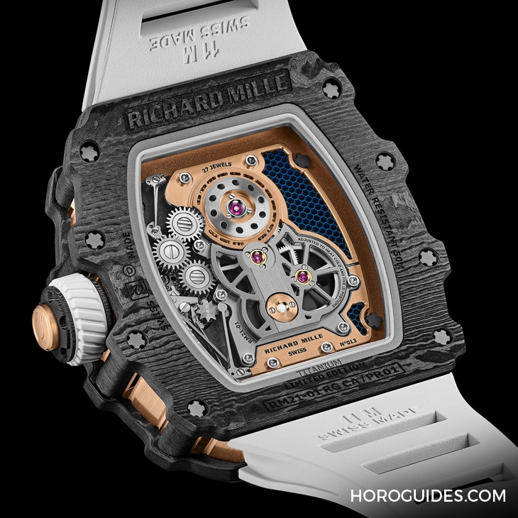 RICHARD MILLE - MEN - RM 21-01 - 輕盈、強韌、穿透感！航太機械美學加持｜Richard Mille RM 21-01空氣動力陀飛輪腕錶 