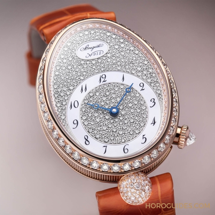 BREGUET - REINE DE NAPLES - 8938BB/8D/964 DD0D - 璀璨絕美!以雪花鑲嵌入作|Breguet Reine de Naples 8938仕女鑽錶