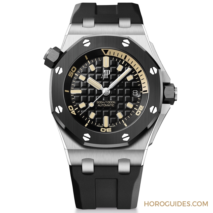 AUDEMARS PIGUET - ROYAL OAK OFFSHORE - 15720CN.OO.A002CA.01 - 日本獨家先發!愛彼白金黑色陶瓷42毫米皇家橡樹離岸型潛水腕錶