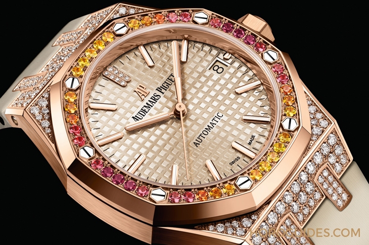 AUDEMARS PIGUET - ROYAL OAK - 15452BC.ZY.D007VE.01 - 漸層寶石流光，愛彼皇家橡樹自動上鍊37毫米腕錶