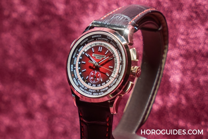 PATEK PHILIPPE - COMPLICATIONS - 5930P-001 - 百達翡麗世界時區計時碼錶5930首度推出鉑金款,挾綠面尊貴亮相