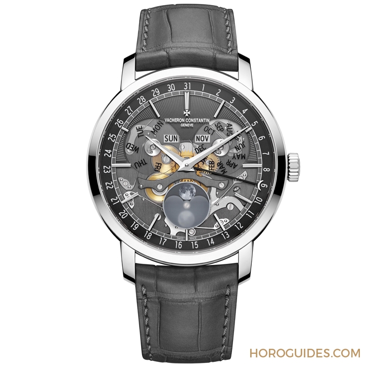 VACHERON CONSTANTIN - TRADITIONNELLE - 4020T/000G-B655 - 穿透面盤,直視沉穩閃耀的機芯運轉|江詩丹頓Traditionnelle全日曆鏤雕腕錶