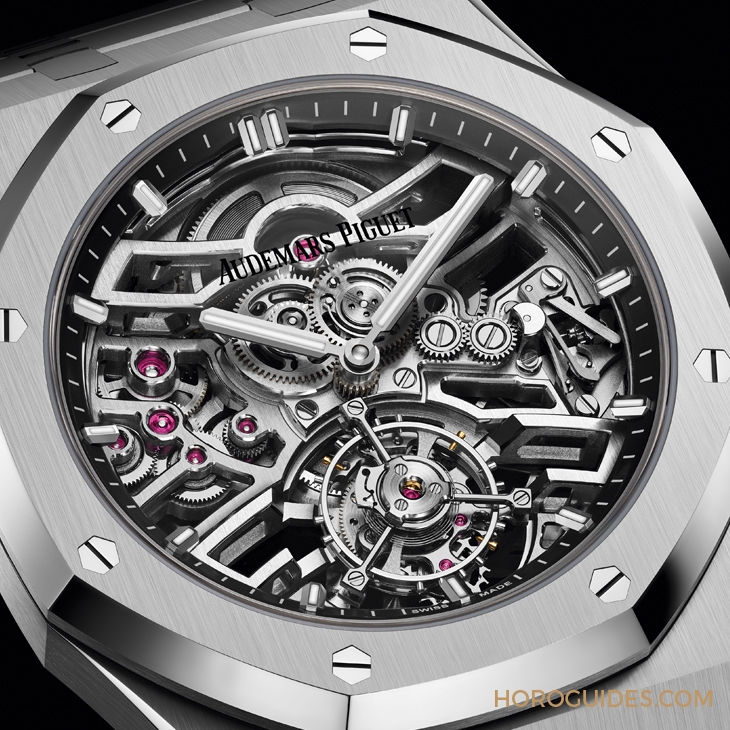 AUDEMARS PIGUET - ROYAL OAK - 26735ST.OO.1320ST.01 - 愛彼皇家橡樹系列首見自動上鍊飛行陀飛輪鏤空腕錶