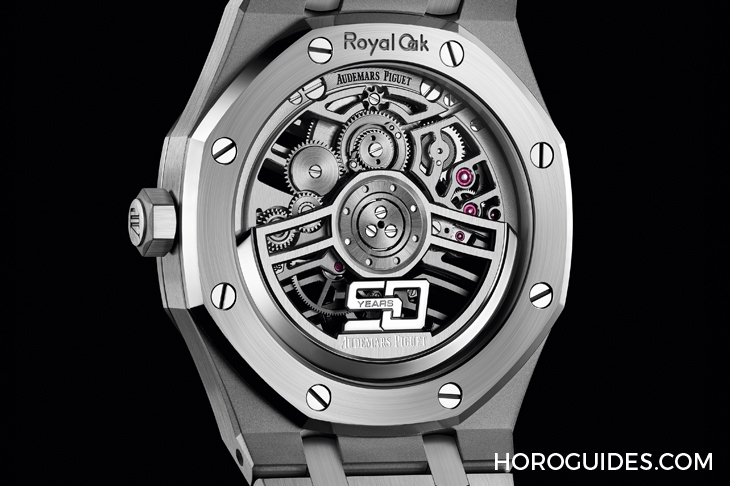 AUDEMARS PIGUET - ROYAL OAK - 26735ST.OO.1320ST.01 - 愛彼皇家橡樹系列首見自動上鍊飛行陀飛輪鏤空腕錶