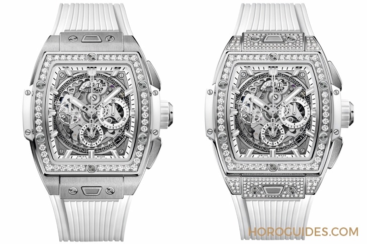 HUBLOT - SPIRIT OF BIG BANG - 642.NE.2010.RW.1604 - 科幻未來風，Hublot 鈦金白計時碼錶