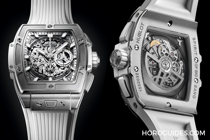 HUBLOT - SPIRIT OF BIG BANG - 642.NE.2010.RW.1604 - 科幻未來風，Hublot 鈦金白計時碼錶