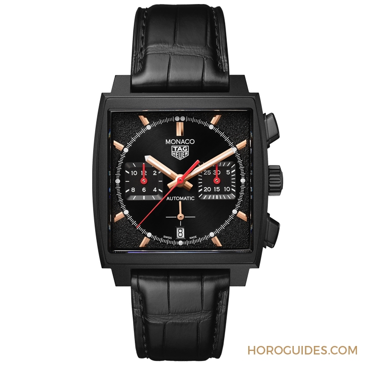 TAG HEUER - MONACO - CBL2180.FC6497 - 黑魂加持！TAG Heuer Monaco首次採黑色塗層鈦金屬錶殼