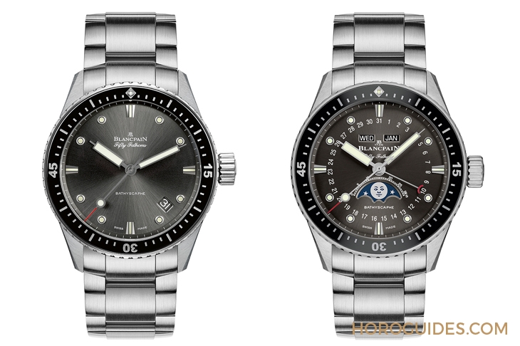 BLANCPAIN - Blancpain五十噚深潛器精鋼款配備新版三節式鍊帶