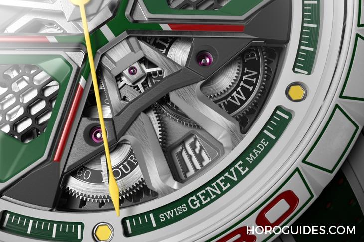 ROGER DUBUIS - EXCALIBUR - RDDBEX1006 - 傳神演繹Lamborghini第三代Huracán賽車！Roger Dubuis Excalibur Spider Huracán單擺輪腕錶