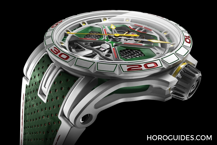 ROGER DUBUIS - EXCALIBUR - RDDBEX1006 - 傳神演繹Lamborghini第三代Huracán賽車！Roger Dubuis Excalibur Spider Huracán單擺輪腕錶