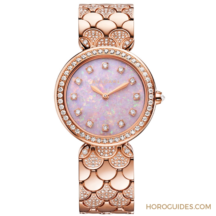 BVLGARI - DIVAS’ DREAM - 103713 - 蛋白石面盤、明亮繽紛,令人醉心的BVLGARI雞尾酒彩寶時計2022新作