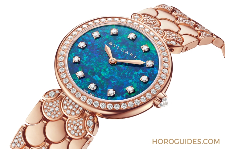 BVLGARI - DIVAS’ DREAM - 103713 - 蛋白石面盤、明亮繽紛,令人醉心的BVLGARI雞尾酒彩寶時計2022新作