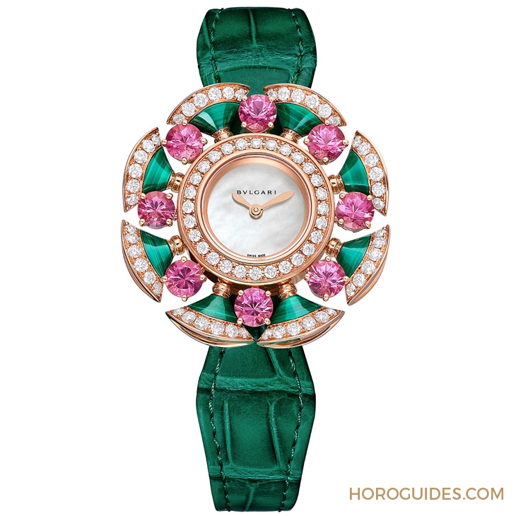 BVLGARI - DIVAS’ DREAM - 103713 - 蛋白石面盤、明亮繽紛,令人醉心的BVLGARI雞尾酒彩寶時計2022新作