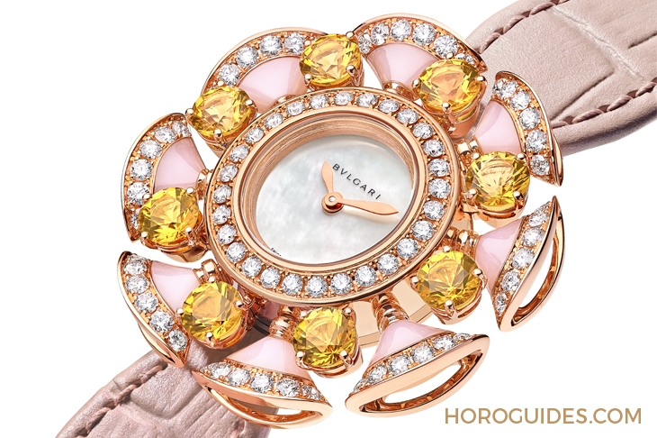 BVLGARI - DIVAS’ DREAM - 103713 - 蛋白石面盤、明亮繽紛,令人醉心的BVLGARI雞尾酒彩寶時計2022新作
