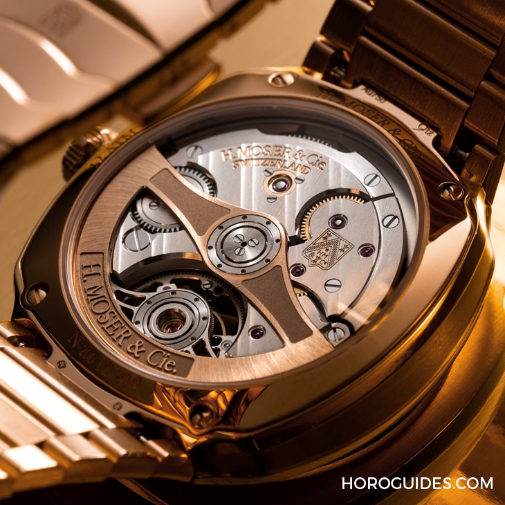 H. MOSER & CIE - STREAMLINER - 6804-0400 - H. Moser & Cie.疾速者陀飛輪紅金款配上地表最黑錶盤