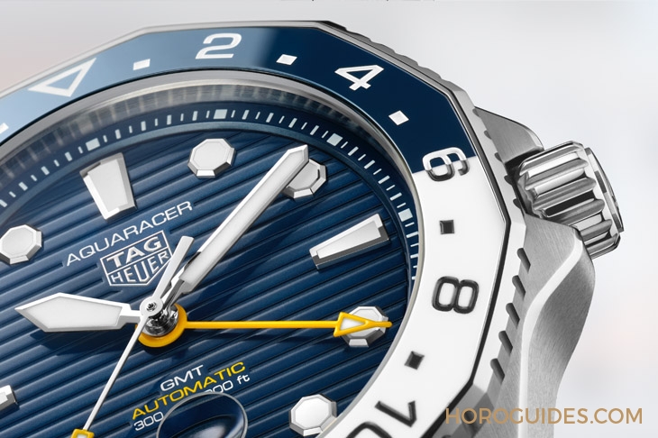 TAG HEUER - AQUARACER - WBP2010.BA0632 - 藍白陶瓷圈!TAG Heuer Aquaracer Professional 300 GMT兩地時間腕錶