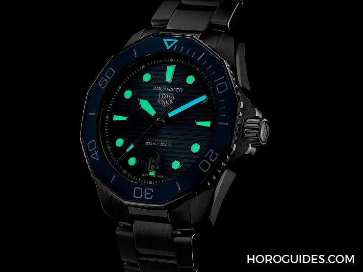TAG HEUER - AQUARACER - WBP2010.BA0632 - 藍白陶瓷圈!TAG Heuer Aquaracer Professional 300 GMT兩地時間腕錶