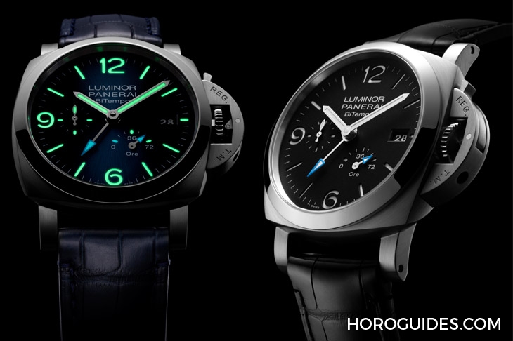 PANERAI - LUMINOR - PAM01360 - Panerai首次出現「BiTempo」字樣|Panerai Luminor BiTempo PAM01360、PAM01361