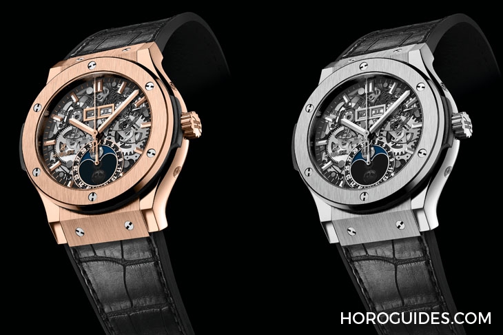 月與鏤空奇幻之境｜Hublot經典融合系列月相鏤空腕錶