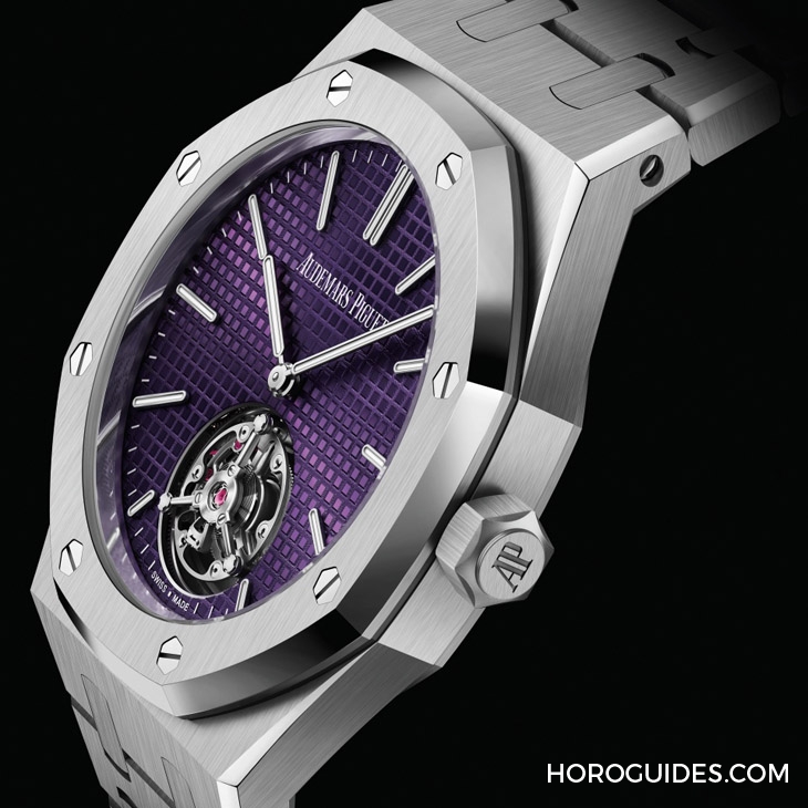 AUDEMARS PIGUET - ROYAL OAK - 26660ST.OO.1356ST.01 - 愛彼RD#3又更小了!37mm款以墨紫面盤初亮相