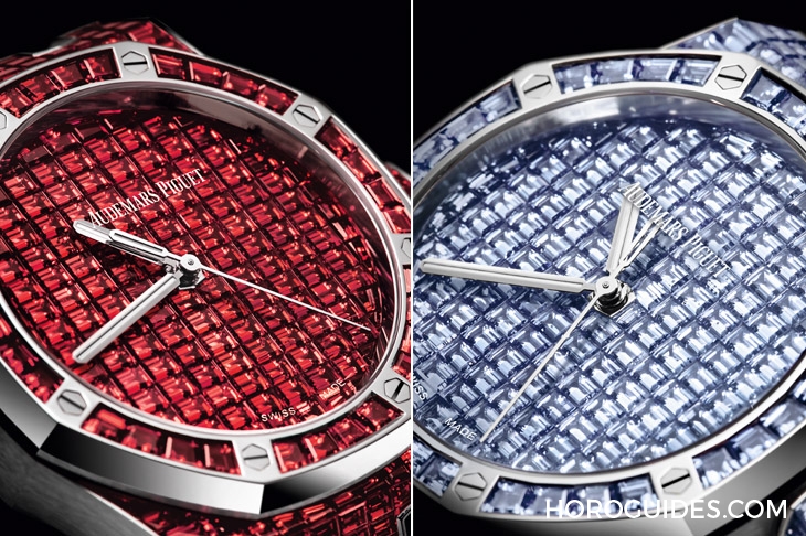 AUDEMARS PIGUET - ROYAL OAK - 15554BC.EE.1274BC.01 - 10種寶石上陣！款款都是主角｜愛彼皇家橡樹系列自動上鍊腕錶白金款