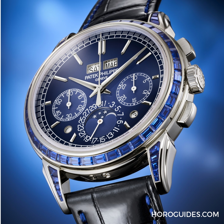 PATEK PHILIPPE - GRAND COMPLICATIONS - 6300/401G-001 - 錶王旗艦級經典錶款寶石錶圈亮相|百達翡麗Ref. 6300大師報時腕錶與Ref. 5271萬年曆計時碼錶