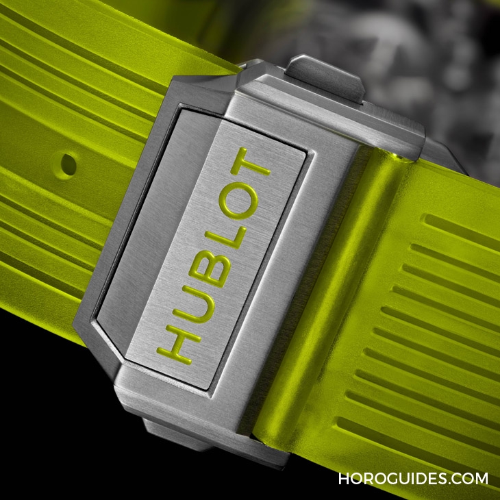 HUBLOT - BIG BANG - 429.JY.0120.RT - 全球首見螢光黃Saxem錶殼|Hublot Big Bang陀飛輪螢光黃Saxem腕錶