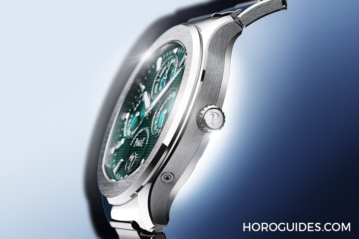 PIAGET - POLO - G0A48005 - 閃耀盛世風華的綠面｜Piaget Polo系列礦石綠超薄萬年曆自動腕錶