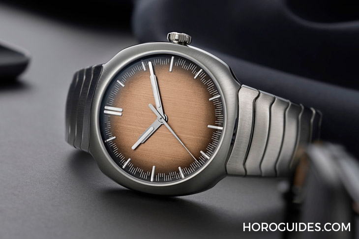 H. MOSER & CIE - STREAMLINER - 6200-1207 - 煙燻三文魚色!三文魚面的別樣風味,亨利慕時疾速者大三針腕錶新色亮相