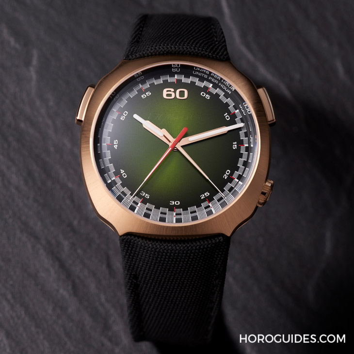 H. MOSER & CIE - STREAMLINER - 6907-0400 - H. Moser & Cie. Streamliner亨利幕時極速者首見橡膠錶帶款！