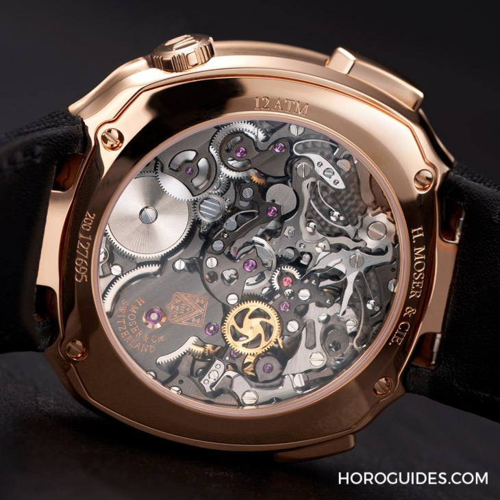 H. MOSER & CIE - STREAMLINER - 6907-0400 - H. Moser & Cie. Streamliner亨利幕時極速者首見橡膠錶帶款！