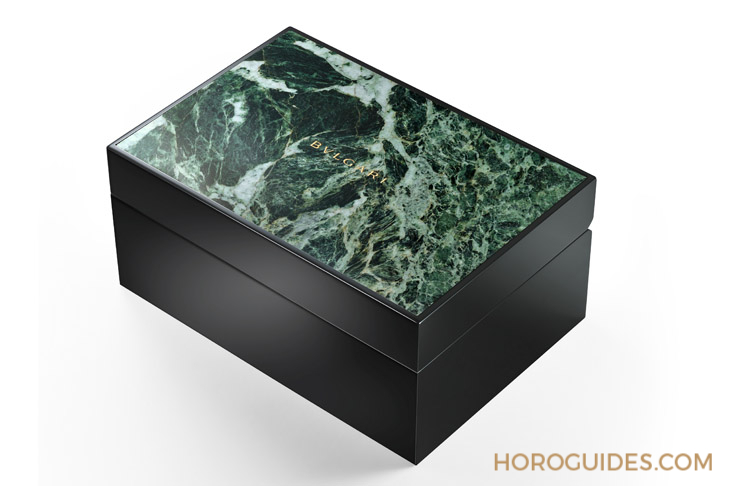 BVLGARI - 奇絕之美！前衛演繹羅馬帝國魂，BVLGARI Octo Finnisimo超薄陀飛輪腕錶大理石款