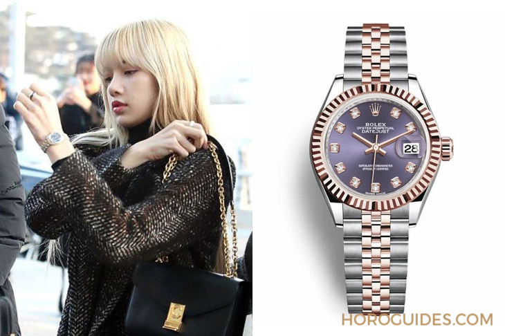 ROLEX - LADY-DATEJUST - 279171-0015 - 小錶戴起來！Blackpink Lisa、Jisoo配戴Rolex Lady-Datejust揭示小而美的時代來了