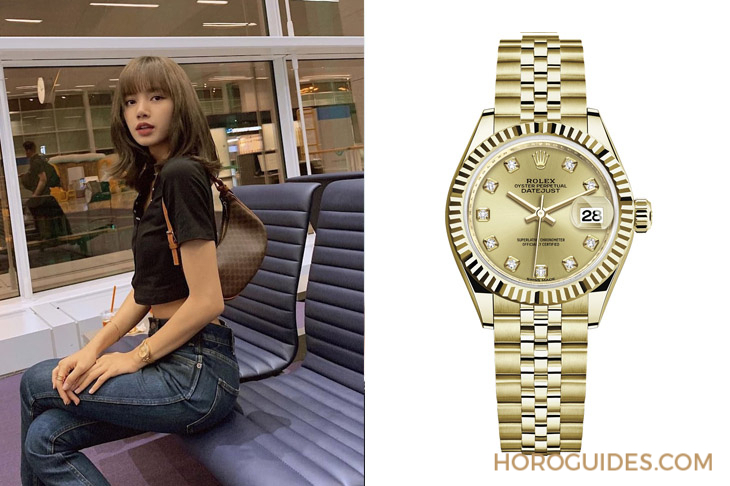 ROLEX - LADY-DATEJUST - 279171-0015 - 小錶戴起來！Blackpink Lisa、Jisoo配戴Rolex Lady-Datejust揭示小而美的時代來了