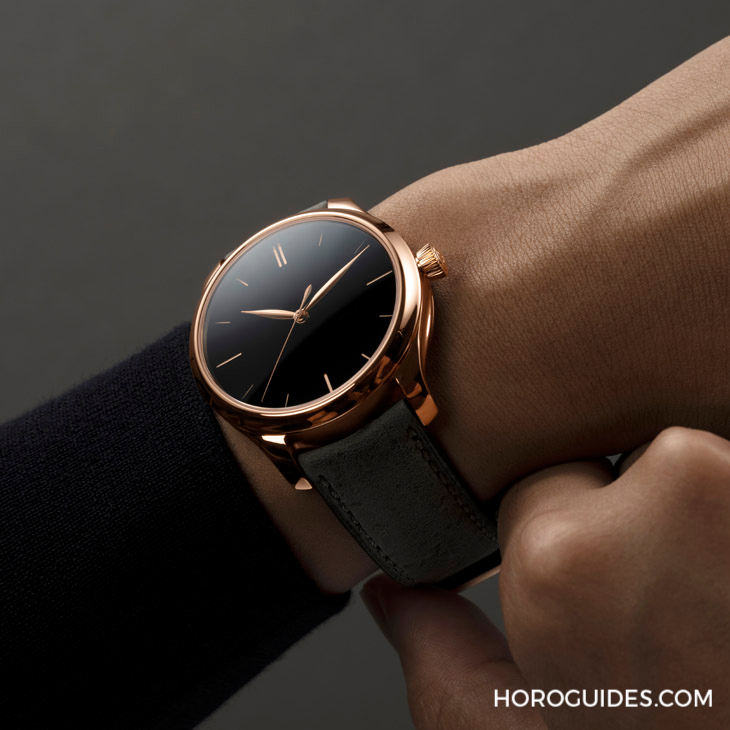 H. MOSER & CIE - ENDEAVOUR - 1804-0403 - 奪目紅金與世上最黑材質Vantablack的極致對比|亨利慕時勇創者系列Vantablack®概念錶新作