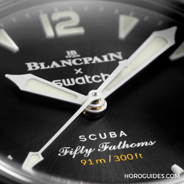 SWATCH - Blancpain X Swatch - SO35B400 - 太驚喜!更貼近五十噚腕錶神韻的黑色調Blancpain × Swatch聯名錶款「Ocean of Storm」現身