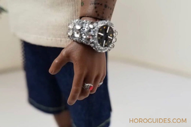 AUDEMARS PIGUET - ROYAL OAK - 26585CM.OO.D301VE.01 - 【名人錶盒】盤點潮流風向王Travis Scott戴些什麼錶