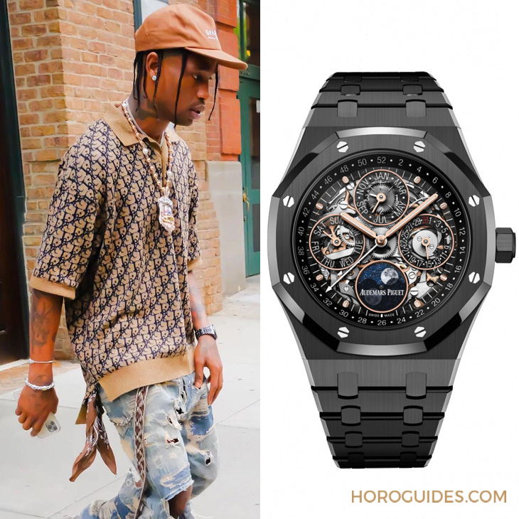 AUDEMARS PIGUET - ROYAL OAK - 26585CM.OO.D301VE.01 - 【名人錶盒】盤點潮流風向王Travis Scott戴些什麼錶